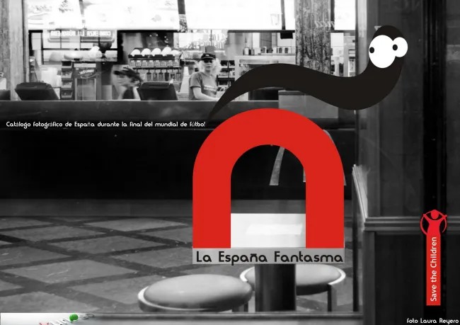 Portada del libro La España Fantasma, edición de 2010, con Save the Children